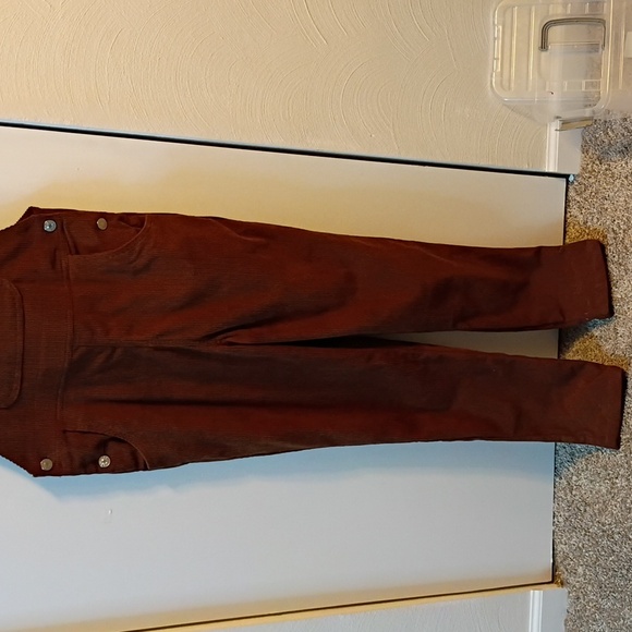 Brown Women's Overalls - Picture 9 of 9